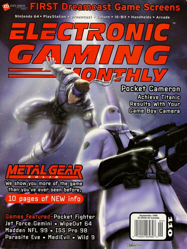 Electronic Gaming Monthly Issue 110 (September 1998) cover